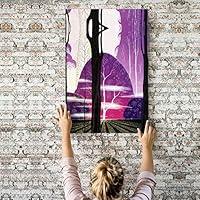 Canvas Wall Art Abstract Tree Canvas Prints Home Artwork Decoration for Living Room,Bedroom - 12x18 inches