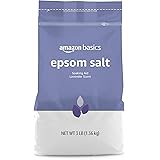 Amazon Basics Epsom Salt Soaking Aid, Lavender Scented, 3 Pound, 1-Pack (Previously Solimo)