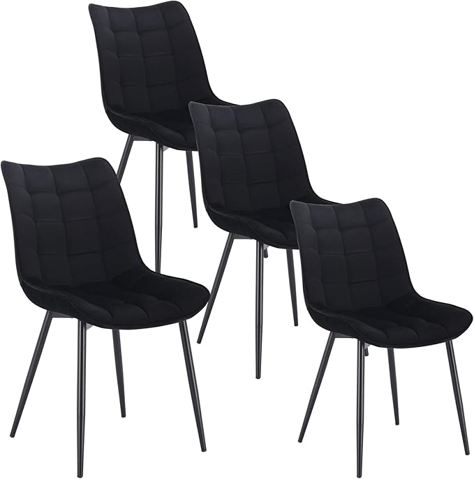 WOLTU Dining Chairs Set of 4 pcs Kitchen Counter Chairs Lounge Leisure