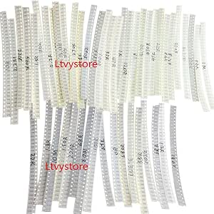 thumbnail image 2 of 400pc 0805 SMD Resistor Assortment Kit – 20 Values – 10Ω To 1MΩ 2 of 2