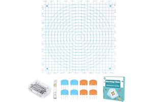 Yarniss Blocking Mats for Knitting & Crocheting - Extra Thick Blocking Boards with Grids,White