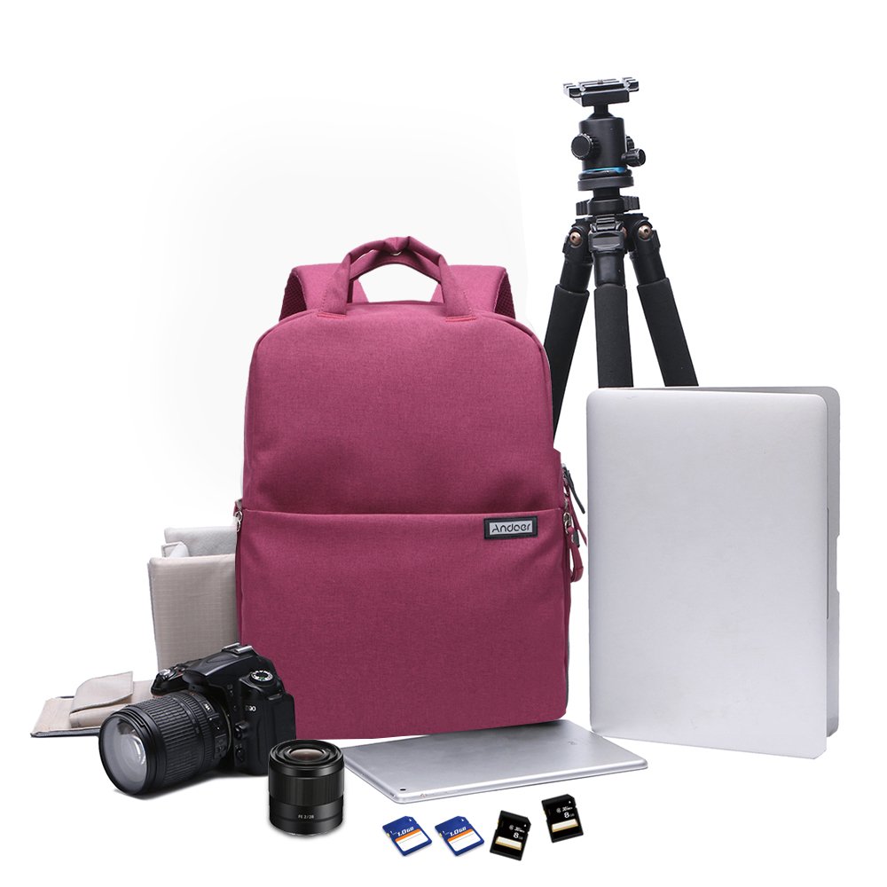 lentes,Flash Trípode y accesorios Mochila para laptop profesional