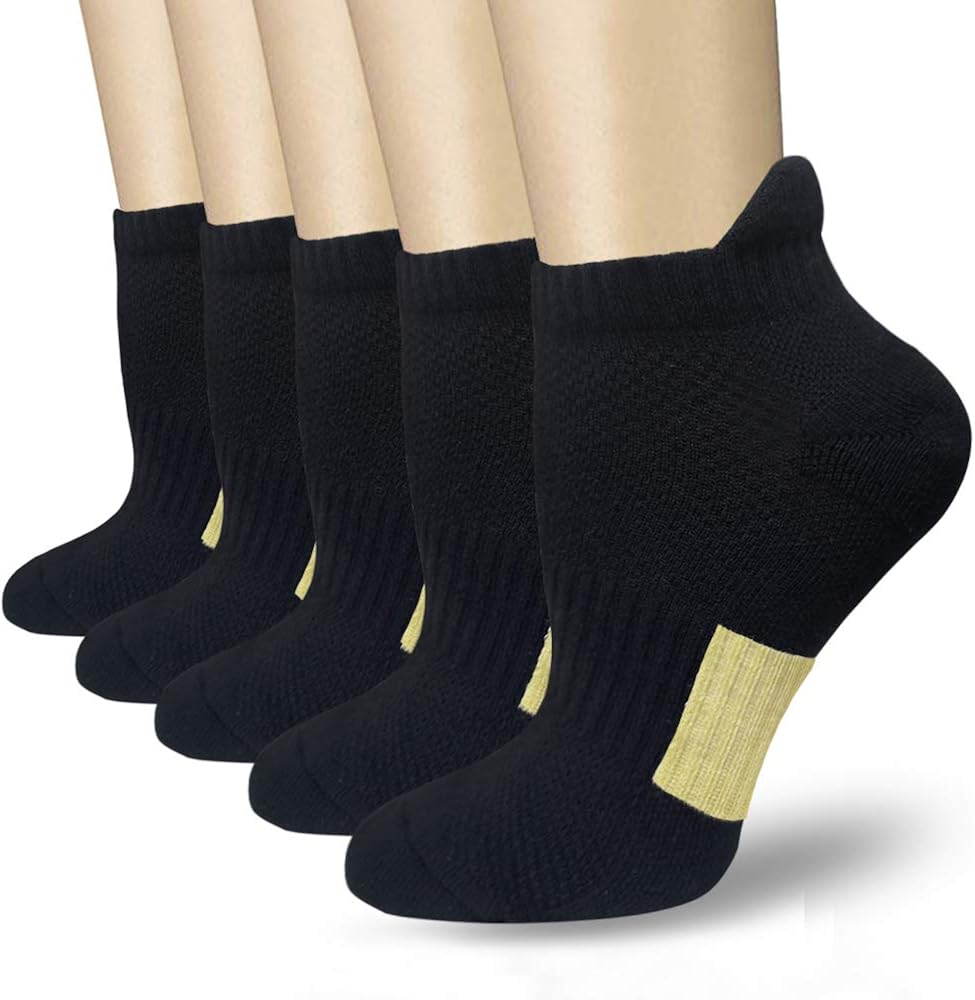Copper Compression Running Socks For Men & Women-5/10 Pairs-Fit for Athletic,Travel& Medical: Clothing
