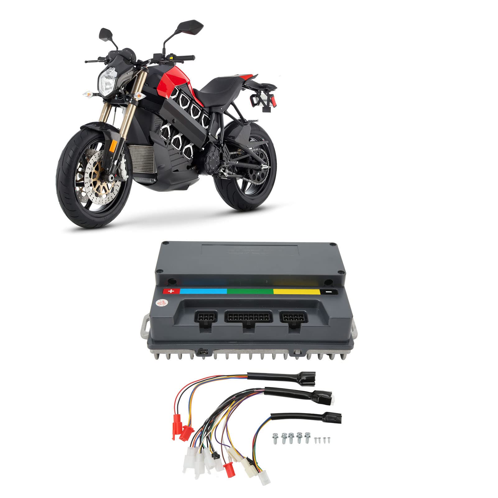 Programmable Motorcycle Ecu Mua Sine Controller EM50SP 3960W Electric Motorcycle for ECU Sine ...