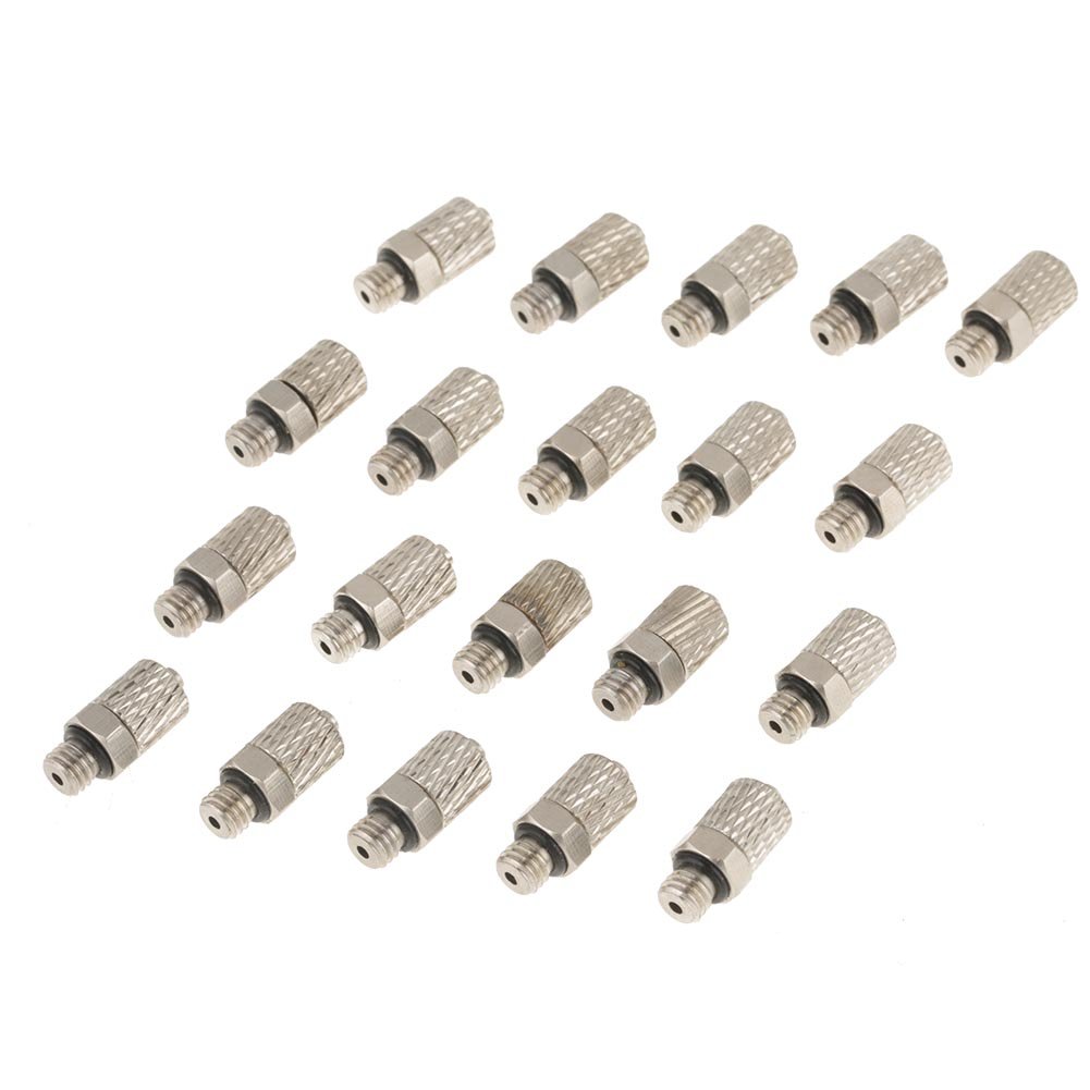 20pcs M5 4mm Air Hose Coupler Pneumatic Straight Quick Push Fittings Male Connectors
