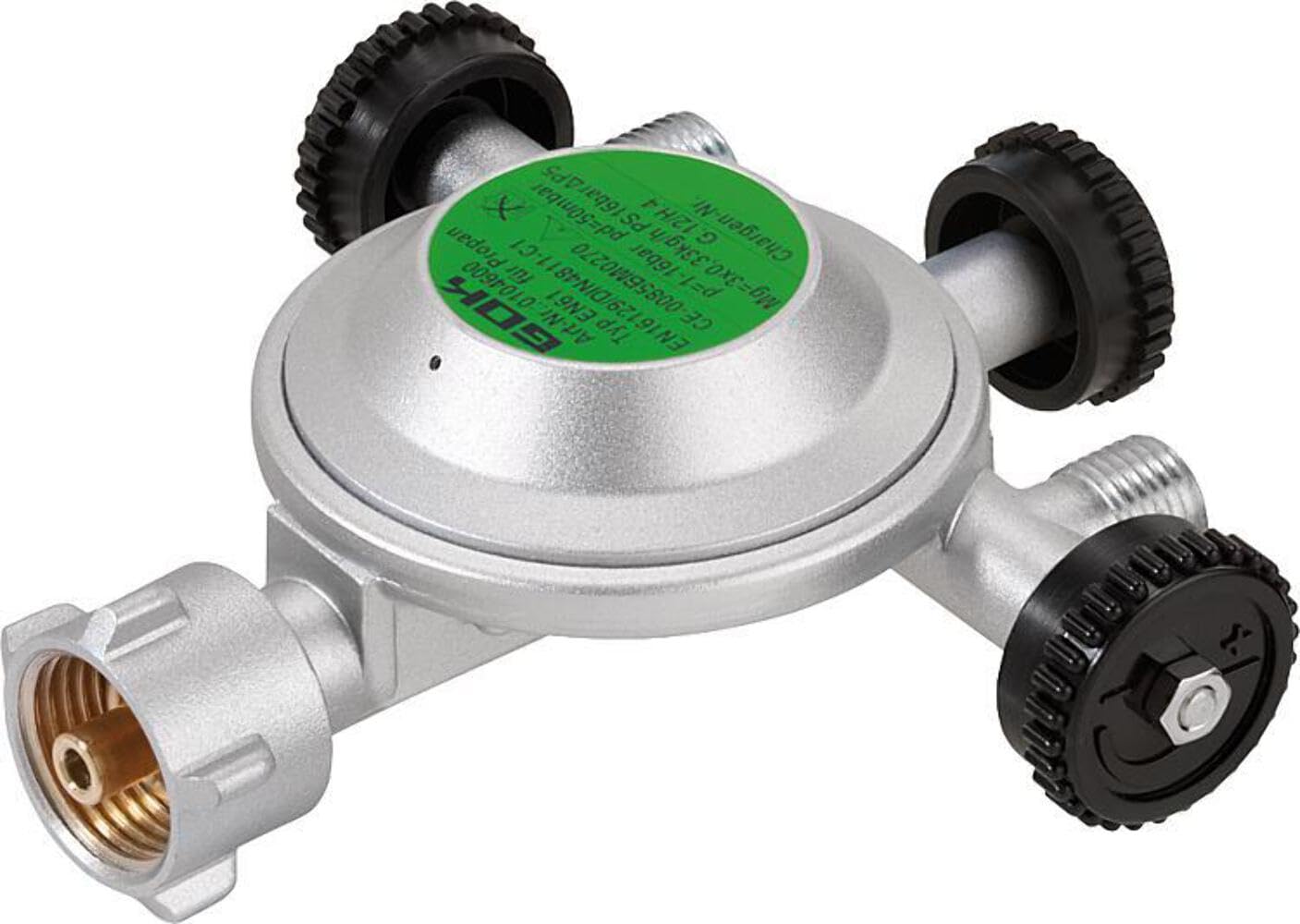 GOK 310/702-1 Low-Pressure Regulator CN60 3 Vents 50 Mbar KLF X 3 X G 1/4 LH-KN