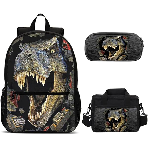 CLOHOMIN Black Cat Backpack With Lunch Box Kids Girls 5th - View #5