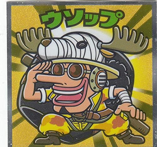 Amazon No 4 ウソップ ワンピースマン周年シール ビックリマンチョコ ワンピース アニメ 萌えグッズ 通販