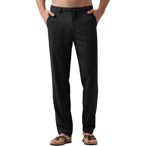 Nautica Classic Fit Linen Drawstring Pant, Bright White, Small at Amazon Men's Clothing store Nautica Classic Fit Linen Drawstring Pant, Bright White, Small at Amazon Men's Clothing store
