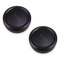 JJC 2-Pack Body Cap & Rear Lens Cover Kit for Fuji