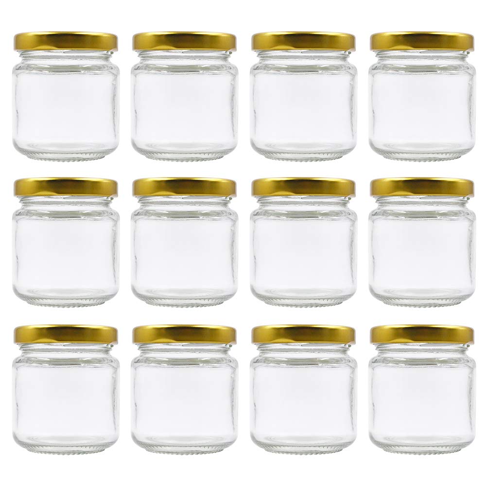 U-Pack Glass Jar with Gold Lid 100ml