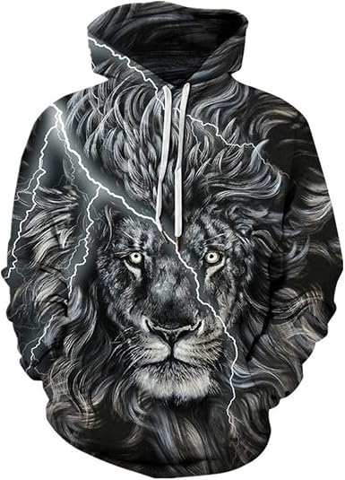 lightning lion hoodie