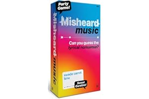 Lucky Egg The Original Misheard Music – Guess The Song or Artist with 500 Lyrical Nonsense Cards – Hilarious Music Games for Adults & Teens – Fun Family Card Games for Karaoke & Party Entertainment