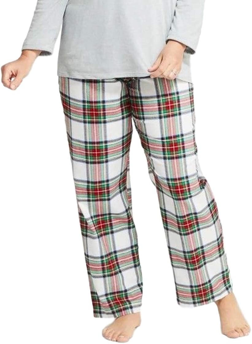 Women's Holiday Print Flannel Pajama Pants (Holiday Tartan