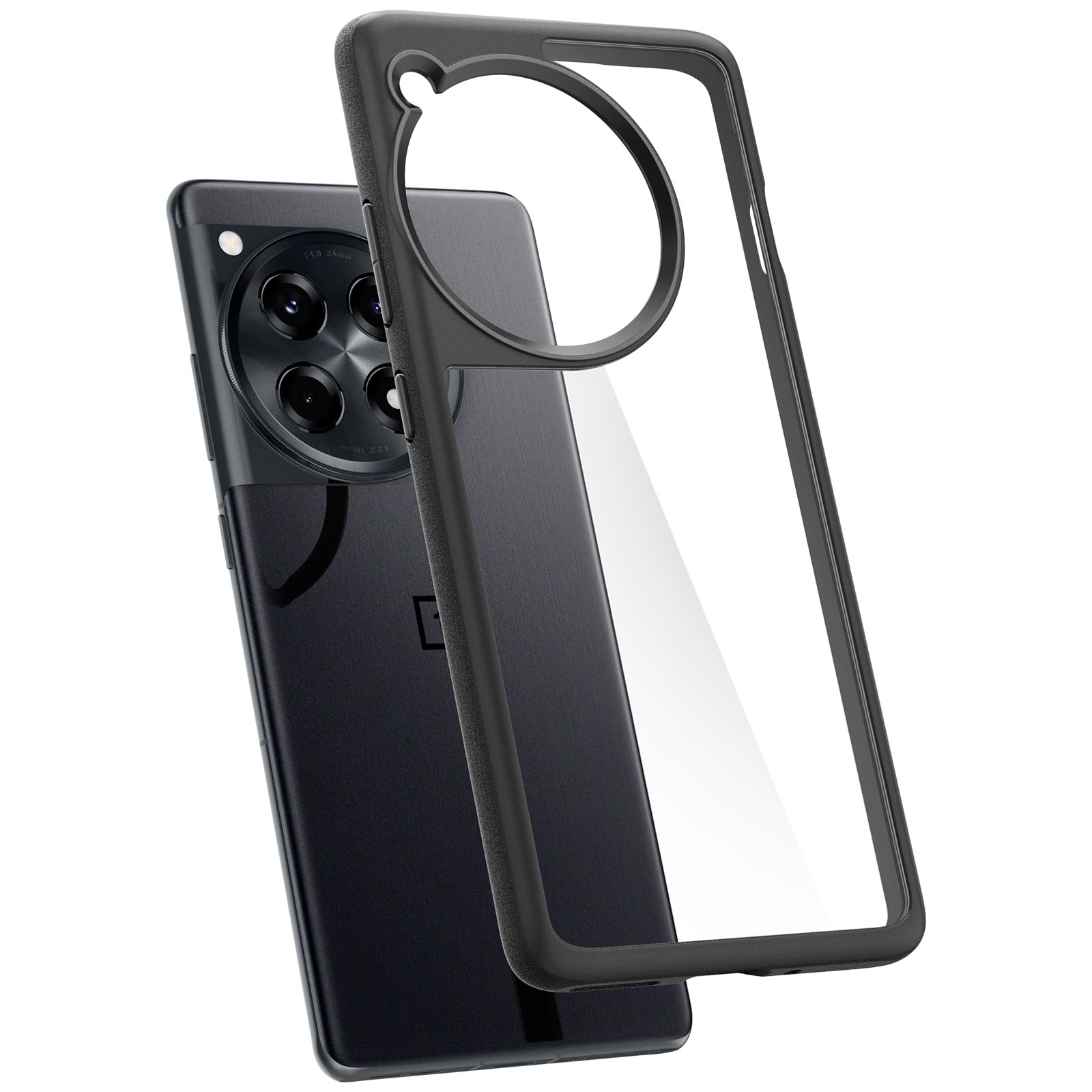 Spigen Essential Sand Crystal Case Compatible with OnePlus 12R - Matte Black