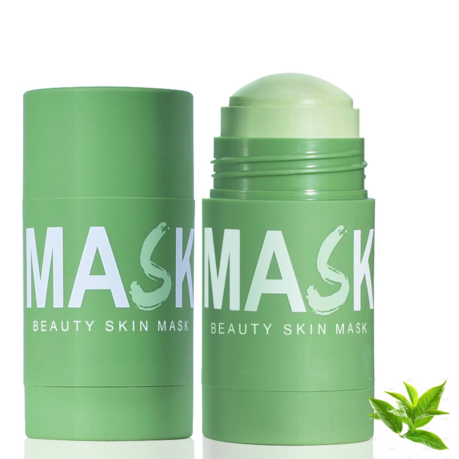 Green Tea Mask Stick, Green Tea Deep Cleanse Mask, 2026 New Upgrade Blackhead Remover with Green Tea Extract, Moisturizing, Cleansing Face for Men and Women