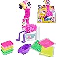 Gotta Go Flamingo Sherbet Value Bundle Pack Come with Reusable Food and Storage 8 Piece Set. Feed Sherbert Magic Food and When he Sings he has Gotta go Toilet! He Repeats What You say