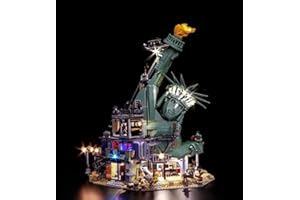 brickled Light Kit for 70840 Welcome to Apocalypseburg USB Power (Model Set no Included)
