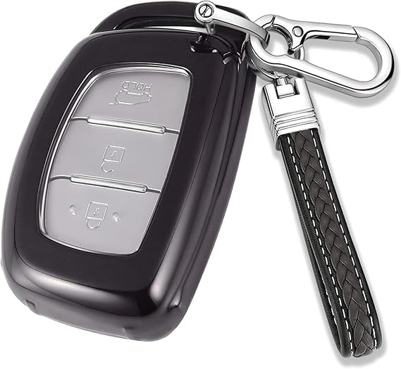 Key Fob Cover for Hyundai, Soft TPU Key Fob Case Full Protector with