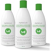 CPAP Mask &amp; Hose Soap (Pack of 3 Bottles x 250mL) Green Tea Mint Scent | 8.4 fl oz, Alcohol Free, Silicone Safe, CPAP Hose Cleaner, Removes Dirt &amp; Facial Oils, Gentle Cleaning, CPAP Supplies