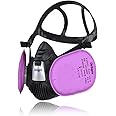 Dräger X-plore 3500 Half-Face Respirator Mask + 2x P100 Particle Filters for Oil and Solid Particles, NIOSH-Certified Respiratory Protection Kit