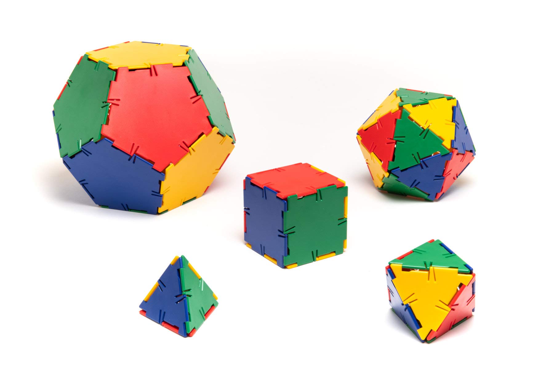 Polydron Platonic Solids Educational Construction Set Suitable for Children 4+ Years Old