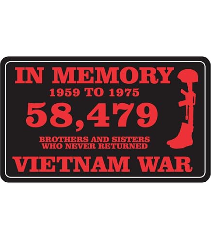 Vietnam War Veteran Decal/Sticker Car Window Oval 5 Inch Die Cut Army...