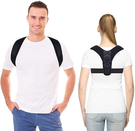 Haofy Posture Corrector Upper Back, Back Brace for Men and Women