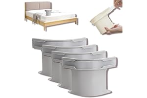Lot de 4 supports de draps de lit avec bandes de verrouillage – Fermeture d'angle robuste pour garder les draps fermes et ser