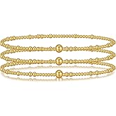 HANRESHE Mixed Metal Bracelet for Women Stack Two Tone Bracelets Trendy Gold And Silver Bracelet Jewelry Gift