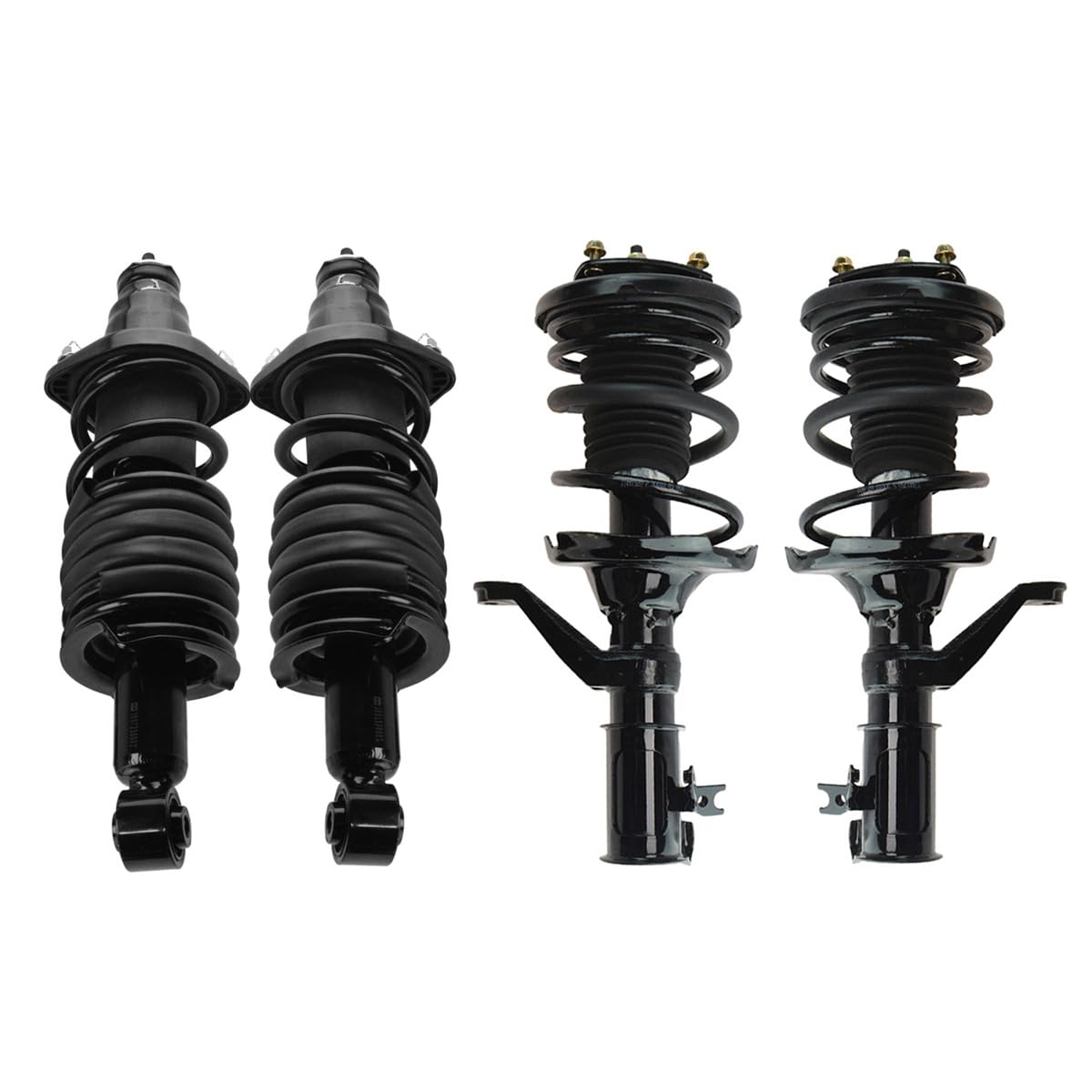 Photo 1 of ***(PARTS ONLY/MISSING PARTS/ NON FUNCTIONAL)***TRQ Front and Rear Strut & Coil Spring Assembly Set Driver & Passenger Sides Compatible with 02-06 Acura RSX