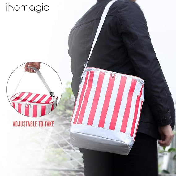 IHOMAGIC Bolsa térmica Porta Alimentos 14L Bolsa Térmica Plegable ...