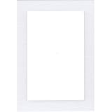 Pack of 2 24x36 White Picture Mats with White Core, for 20x30 Pictures