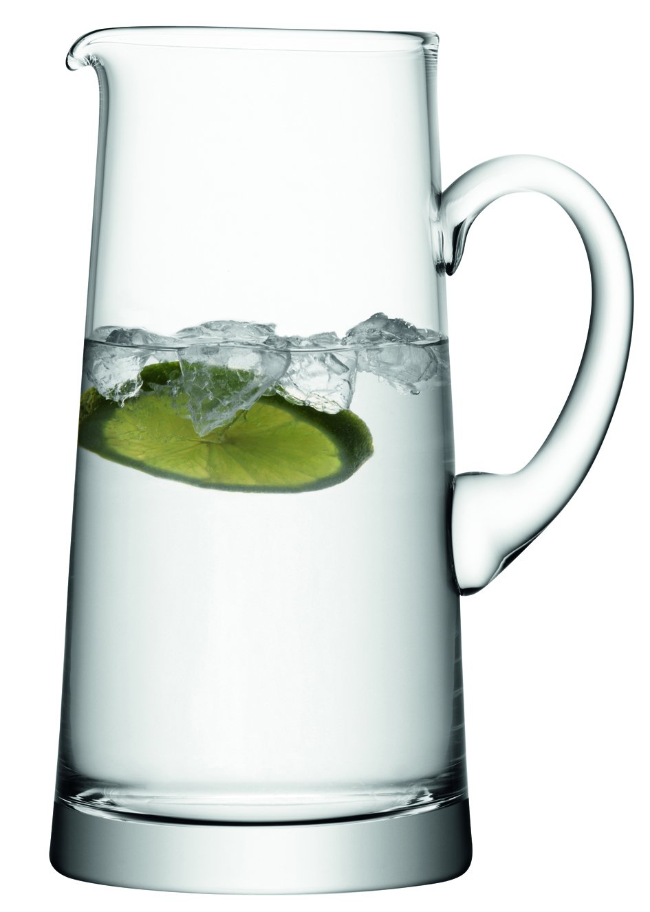 LSA International Bar Tapered Jug 1.9 Litre Clear| 1 Unit | Mouthblown and Handmade Glass | BR15
