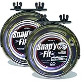MidWwest Homes for Pets Snap'y Fit Stainless Steel Food Bowl / Pet Bowl, 1 qt. for Dogs & Cats (2 Pack)