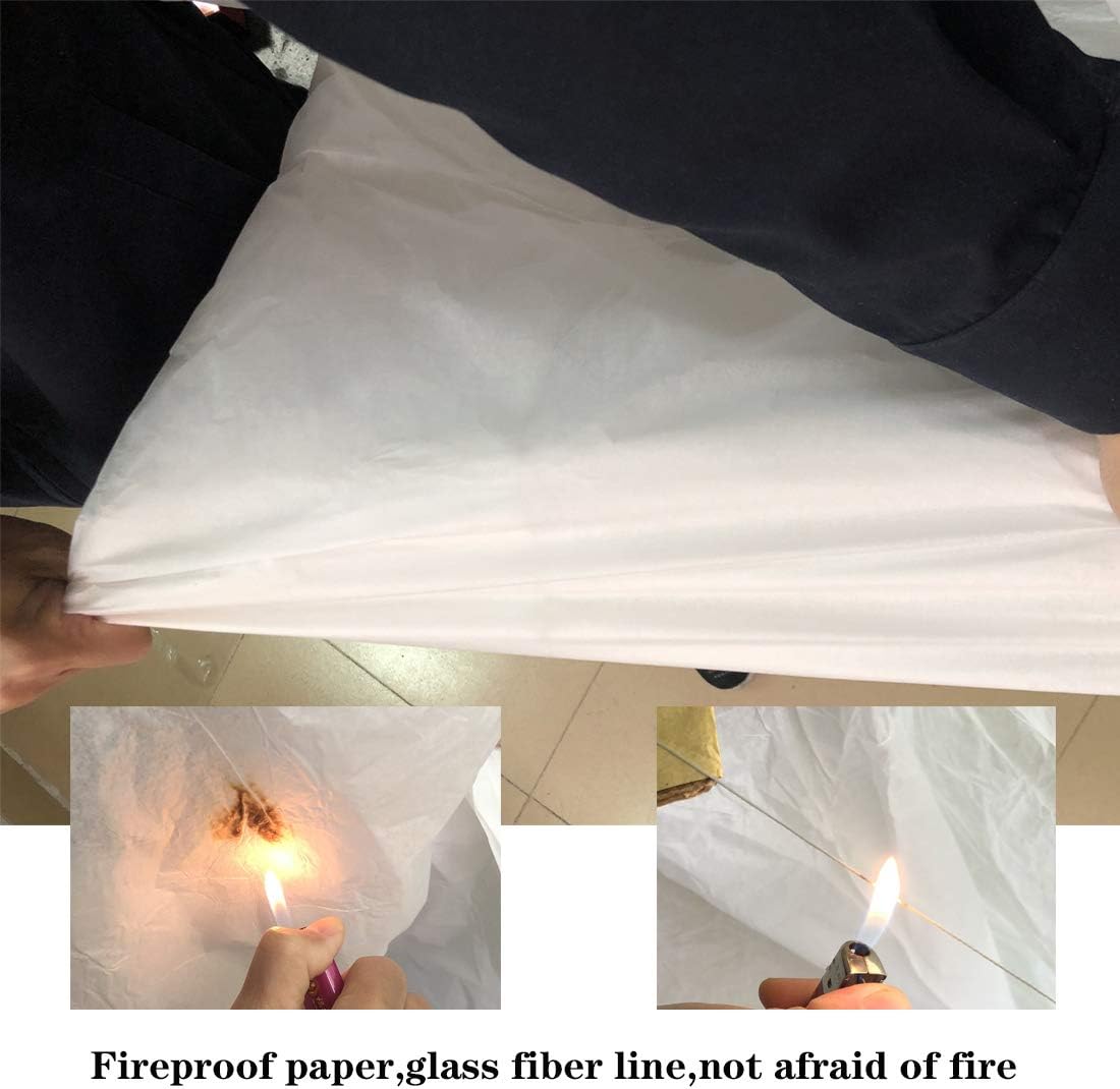 Chinese Sky Lanterns 10 Pack, Biodegradable Environmentally Friendly