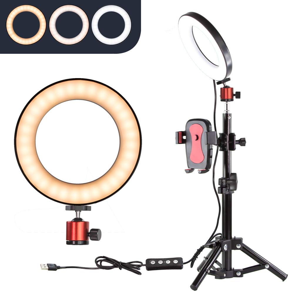 desktop ring light for makeup