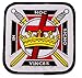 Masonic York Rite Knights Templar Cross embroidered Patch