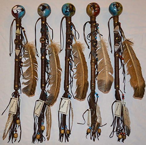 Navajo Dance Rattle - Round Design