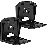 Sanus Fixed Speaker Wall Mount for Sonos Era 300™ - Low Profile Speaker Mount with Easy 3-Step Install & Included Hardware - Black Set of 2 Mounts
