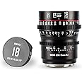 MEKE 18mm T2.1 Super 35 Prime Manual Focus Cinema Lens for EF-Mount Cine Camera Compatible with C200 C300 II, RED Komodo, BMPCC 6K, Z CAM E2-S6 BMPCC6K Pro