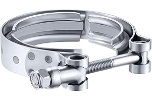 Evil Energy V Band Clamp for Flange Kit Stainless Steel (2.5 Inch)