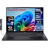 acer Swift 16 AI Laptop Copilot + PC 16.0" Touch OLED 2.8K Display (Intel Ultra 7-256V (Beats i9-14900k), 16GB LPDDR5X, 1TB SSD, Backlit KB, Fingerprint, 2 TB 4, Win 11 Pro) w/DKZ USB Port Expander