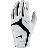 Nike Men's Dura Feel Golf Glove White, Left Hand, Large
