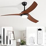 Sofucor 52 Inch Ceiling Fans with Lights Remote