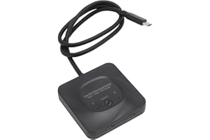 Focket USB C, 8K 60Hz 10Gbps PD 100W Bidirectional Switcher 2 in 1 Out or 1 in 2 Out USB C Switcher with to Cables for Deskto