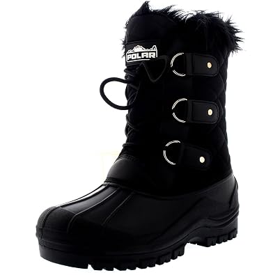 Polar Womens Short Snow Winter Boots