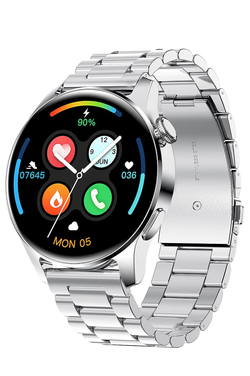 Smart Watch for Men Full Touchscreen Smartwatch Split-screen Making Calls Tracking Exercise Data Fitness Tracker Heart Rate,Sleep,Blood Pressure,Blood Oxygen Monitor Compatible with Android iOS Phones