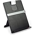 3M Desktop Document Holder Copy Holder, Adjustable Clip Holds Portrait and Landscape Documents for Easy Viewing, Bottom Ledge Has Lip to Keep up to 150 Sheets Securely in Place, Black (DH340MB)