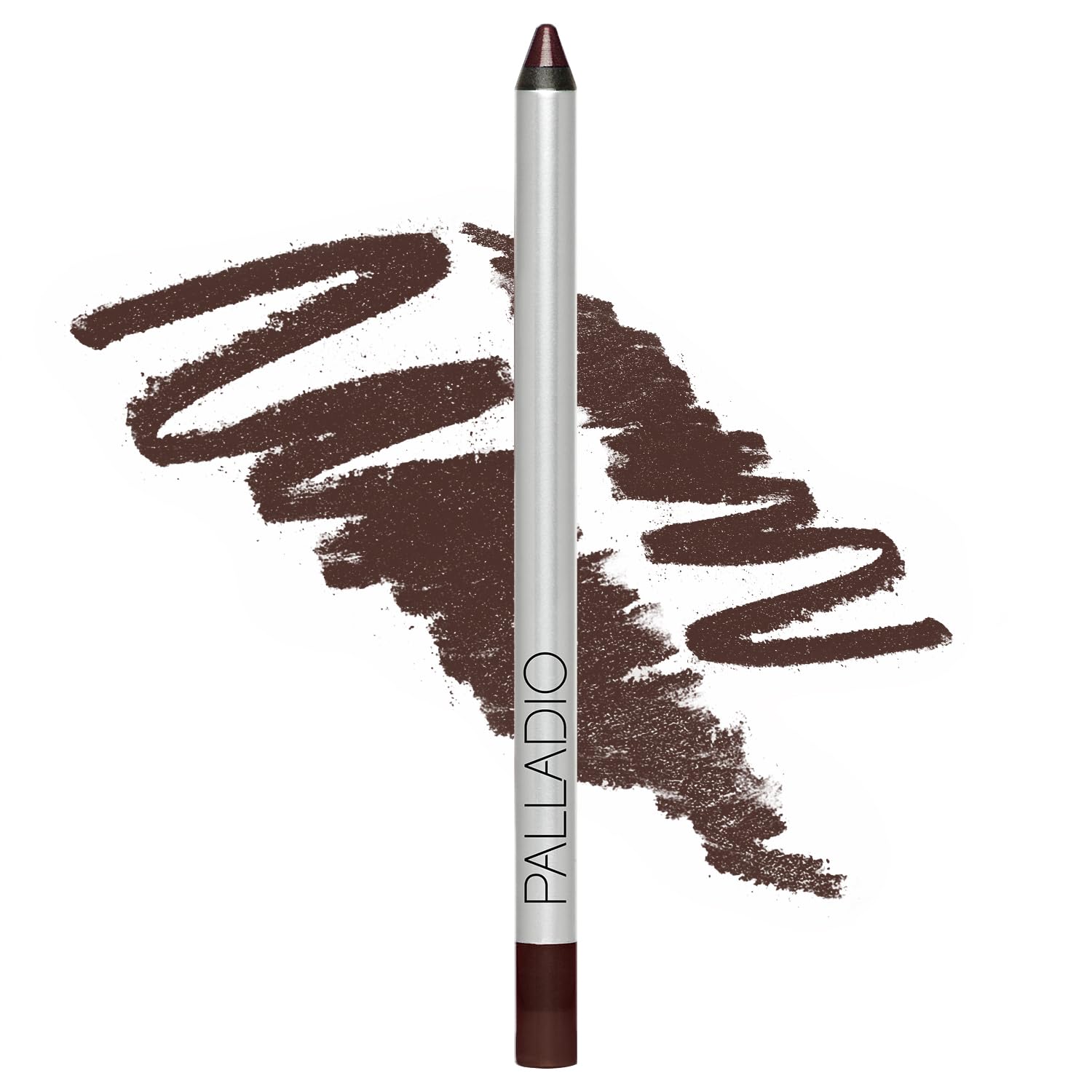 Palladio Precision Eyeliner, Silicone Based, Rich Pigment, Gentle Application, Dramatic Smoky Effect to Soft Everyday Wear, Sensitive Eyelids, Sets Itself, Can be Sharpened, Dark Chocolate — image 1